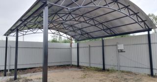 Арочные навесы из металлопрофиля Солнечногорск, цена от 3494 руб.