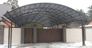 Арочные навесы из профнастила Солнечногорск, цена от 1826 руб.