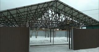 Двускатные навесы из профнастила Солнечногорск, цена от 1826 руб.